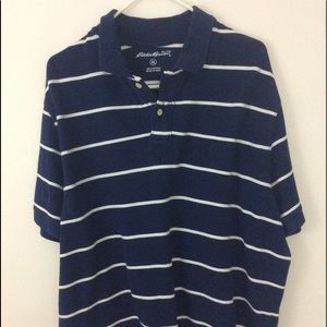 Eddie Bauer striped polo men’s size XL!! VERY NICE
